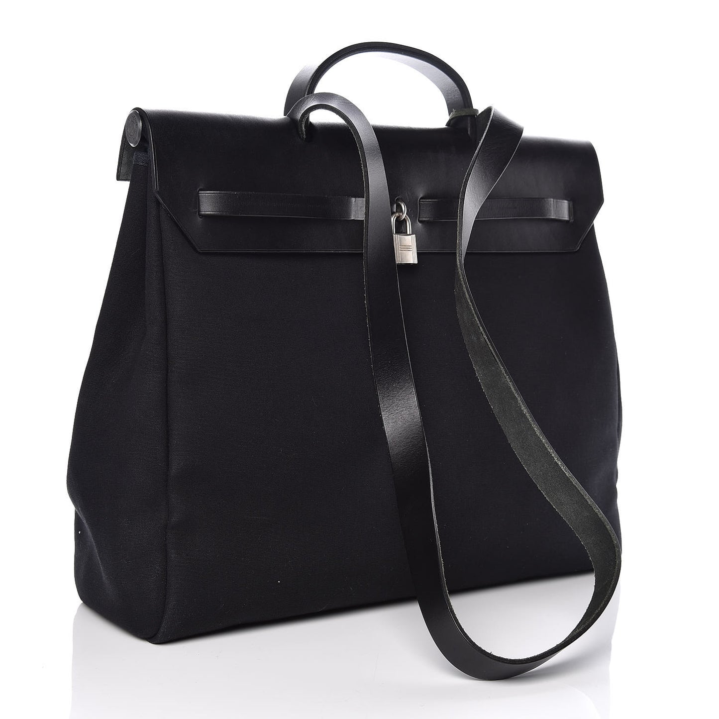 Toile Vache Calfskin Herbag 39 Black