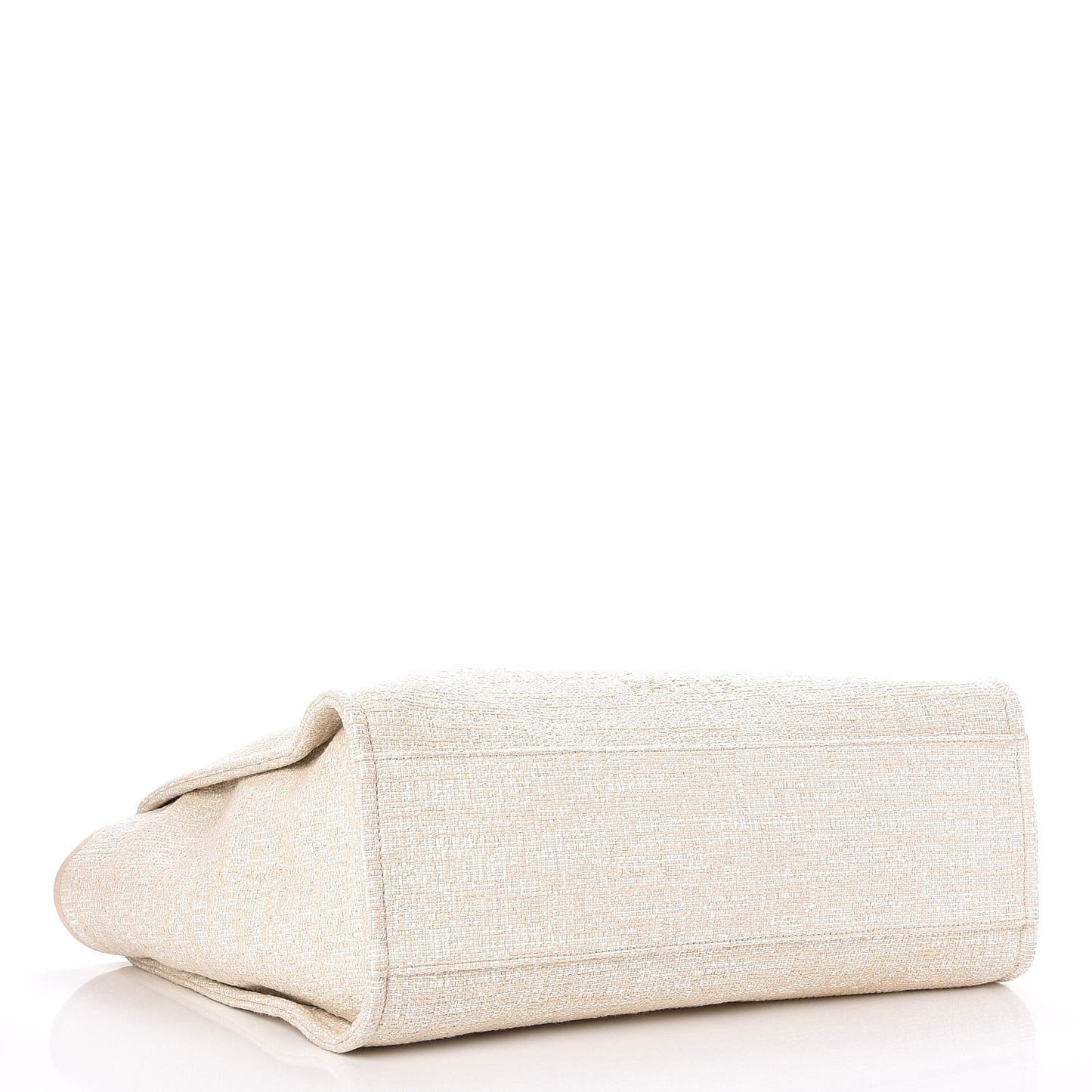 Canvas Large Deauville Tote Light Beige