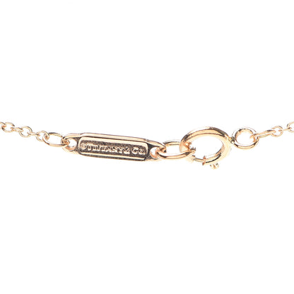 Tiffany 18K Rose Gold Diamond Mini Metro Horseshoe Pendant Necklace 4 of 6