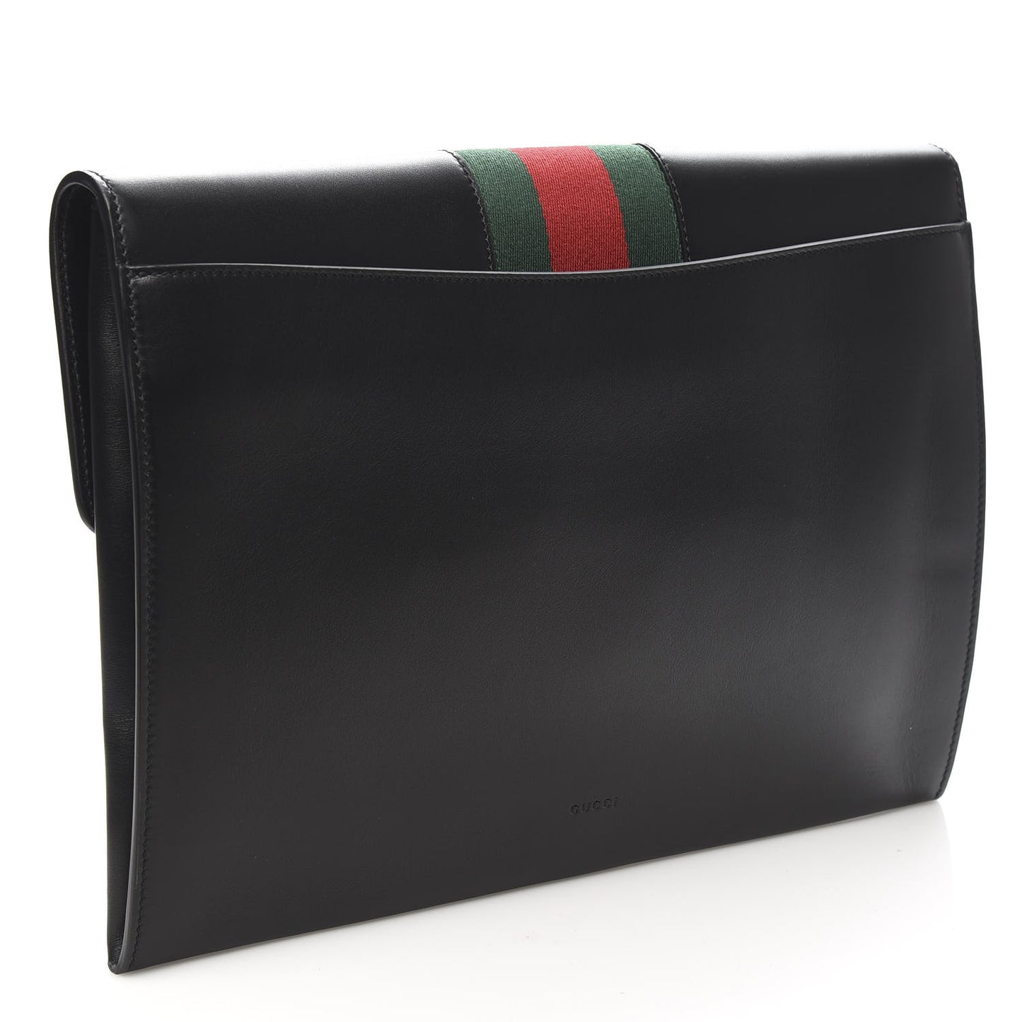 Calfskin Maxi Sylvie Clutch Black
