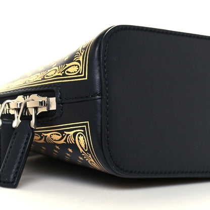 Gucci X SEGA Calfskin GUCCY Stars Mini Dome Shoulder Bag Black Gold 9 of 11
