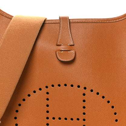 Hermes Epsom Evelyne III PM Toffee 8 of 12