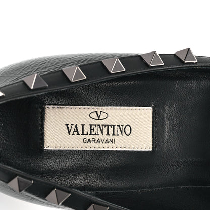 Valentino Garavani Patent Calfskin Rockstud 100mm Pumps 38.5 Black 8 of 10