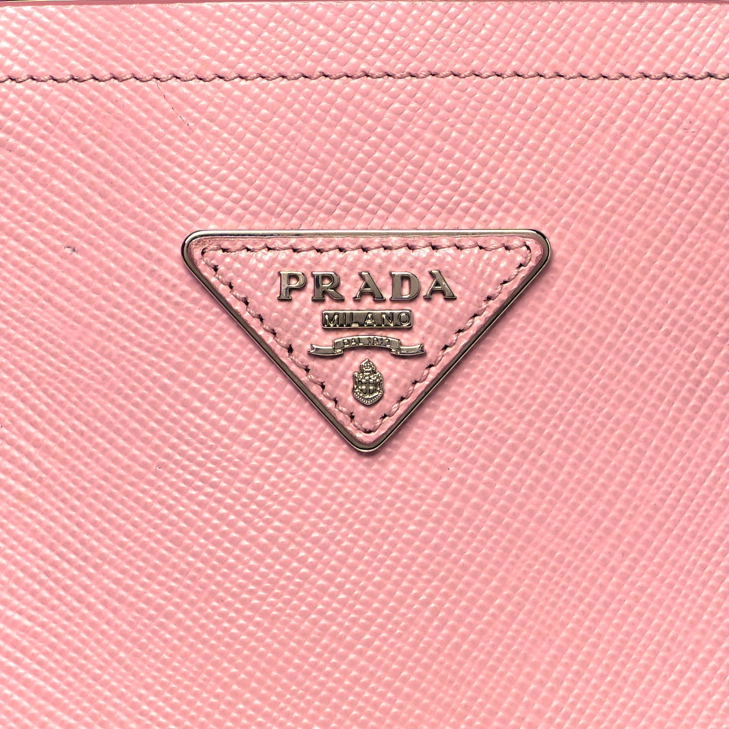 Prada Saffiano Cuir Small Double Handle Tote Pesco 10 of 23