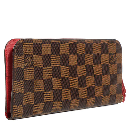 Louis Vuitton Damier Ebene Insolite Wallet Red 3 of 8