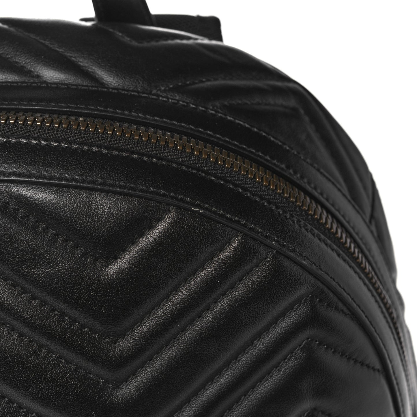 Calfskin Matelasse GG Marmont Day Backpack Black