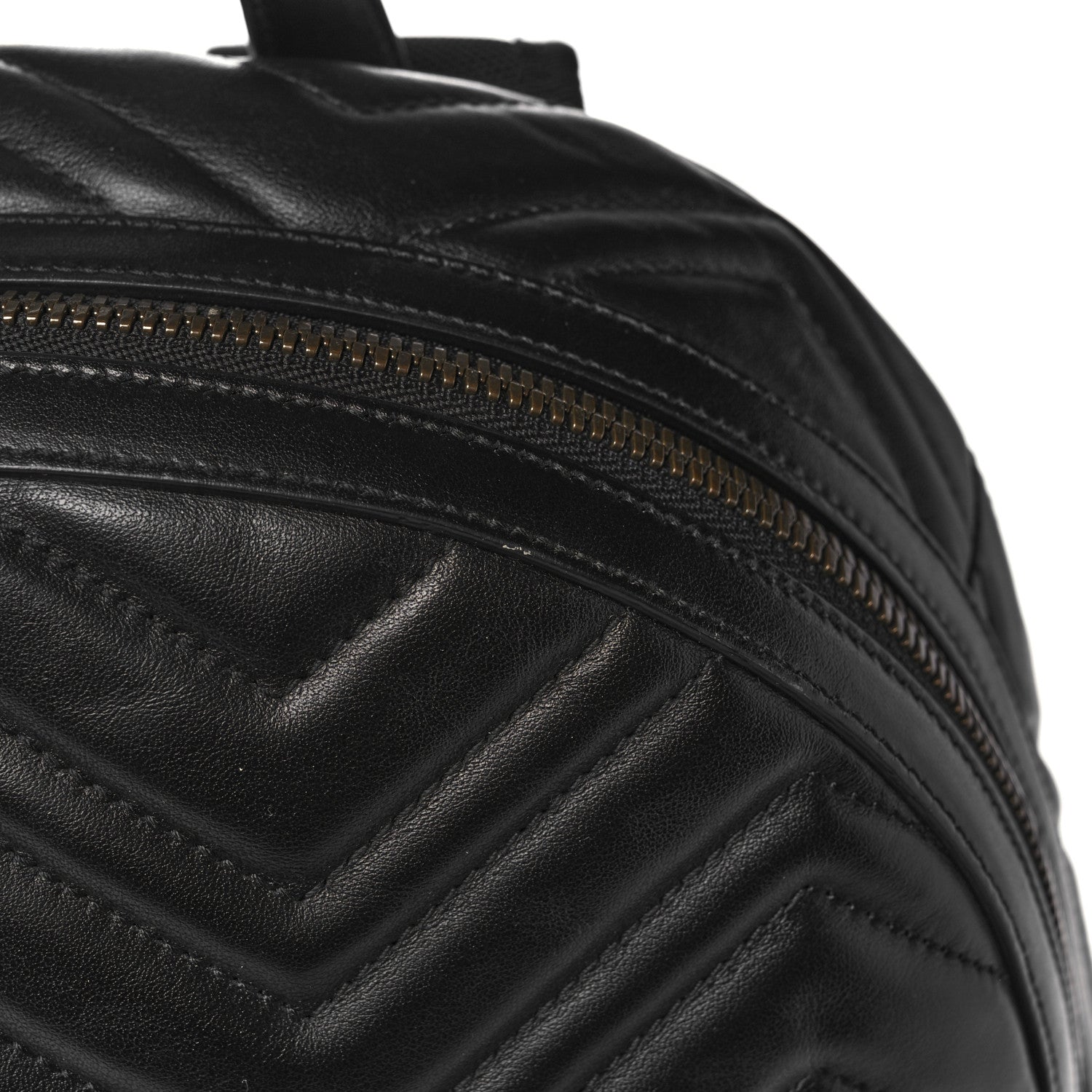 Gucci Calfskin Matelasse GG Marmont Day Backpack Black 12 of 13