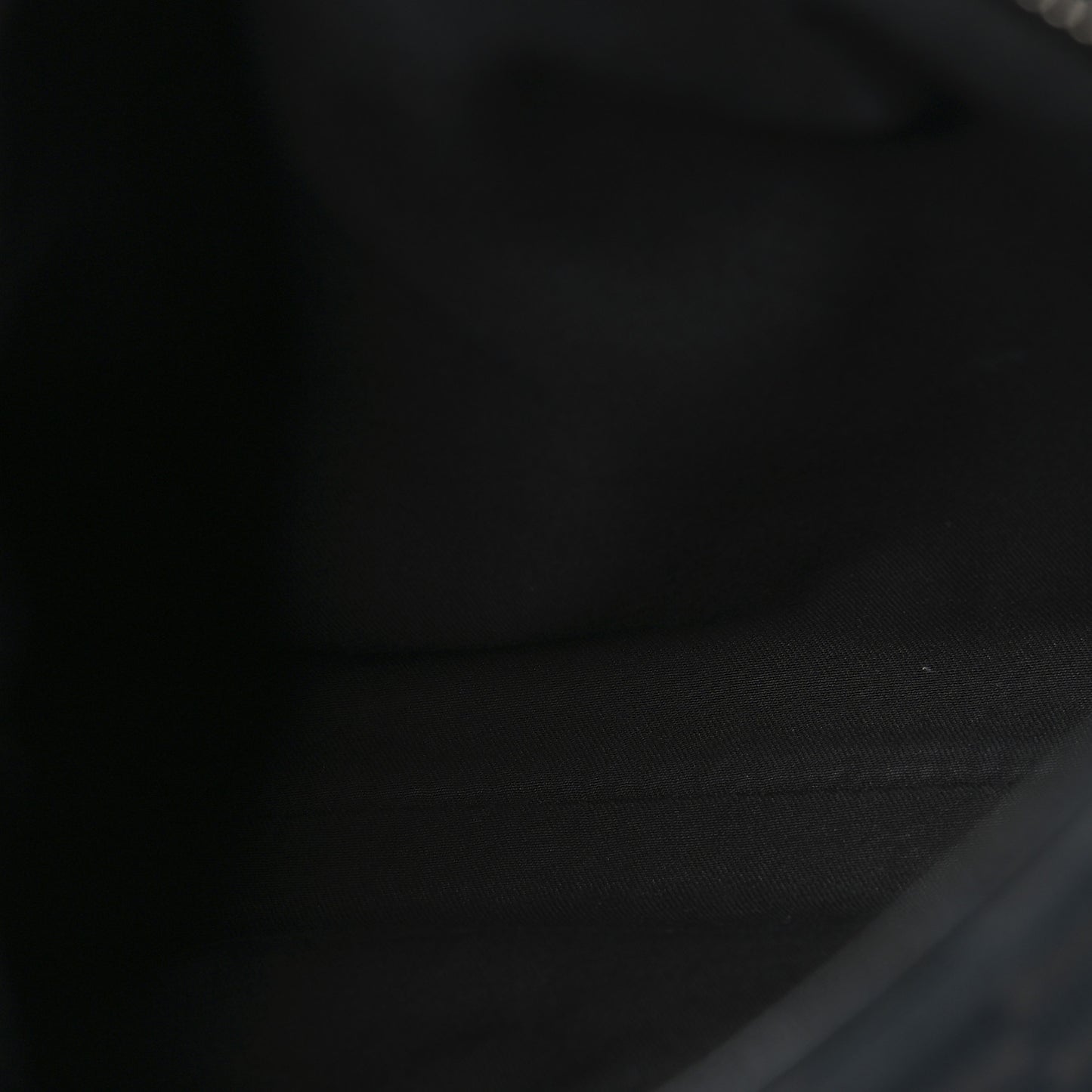 Monogram Flat Messenger Bag Black