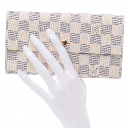 Louis Vuitton Damier Azur Porte Tresor International Wallet 2 of 6