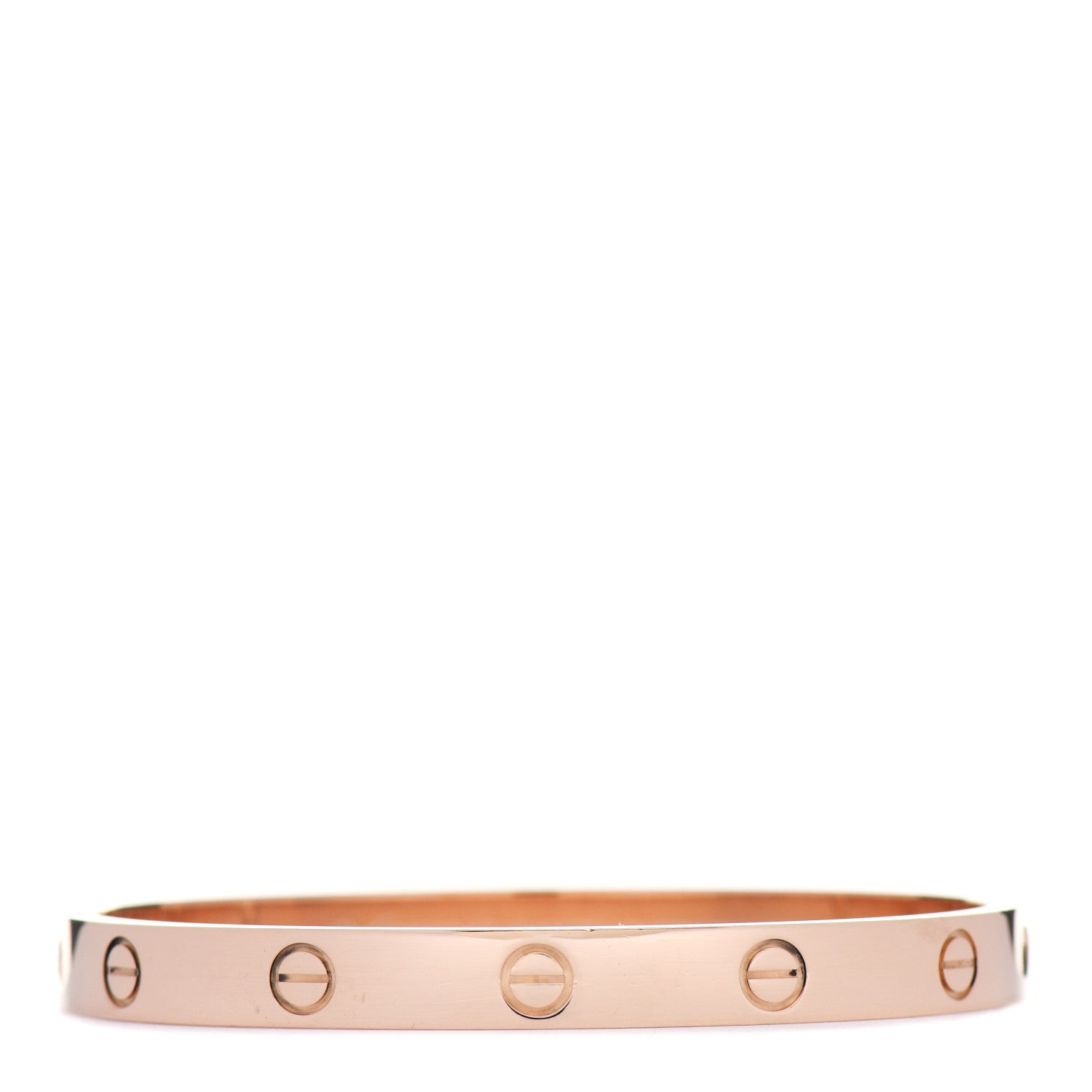 Cartier 18K Pink Gold LOVE Bracelet 17 1 of 8
