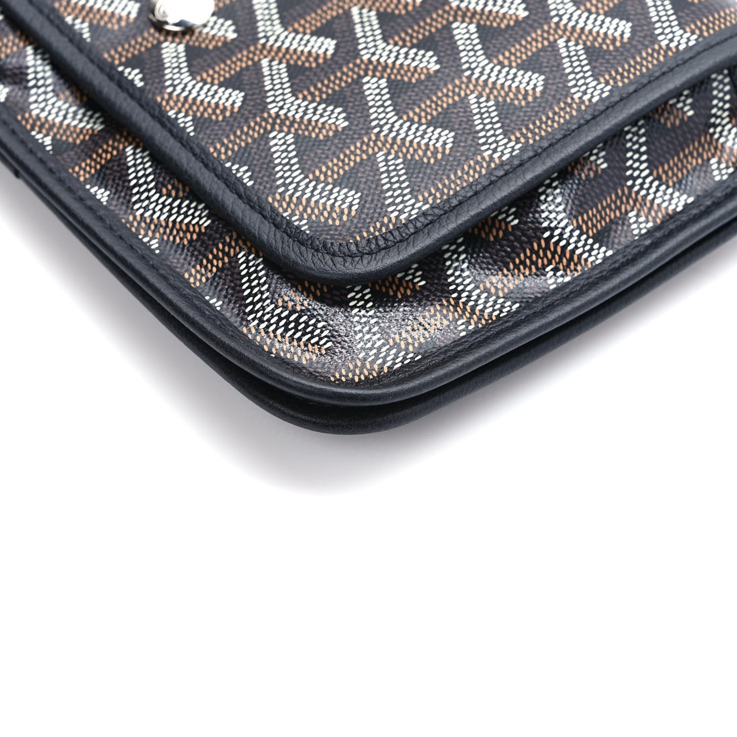 Goyardine Plumet Wallet Clutch Black