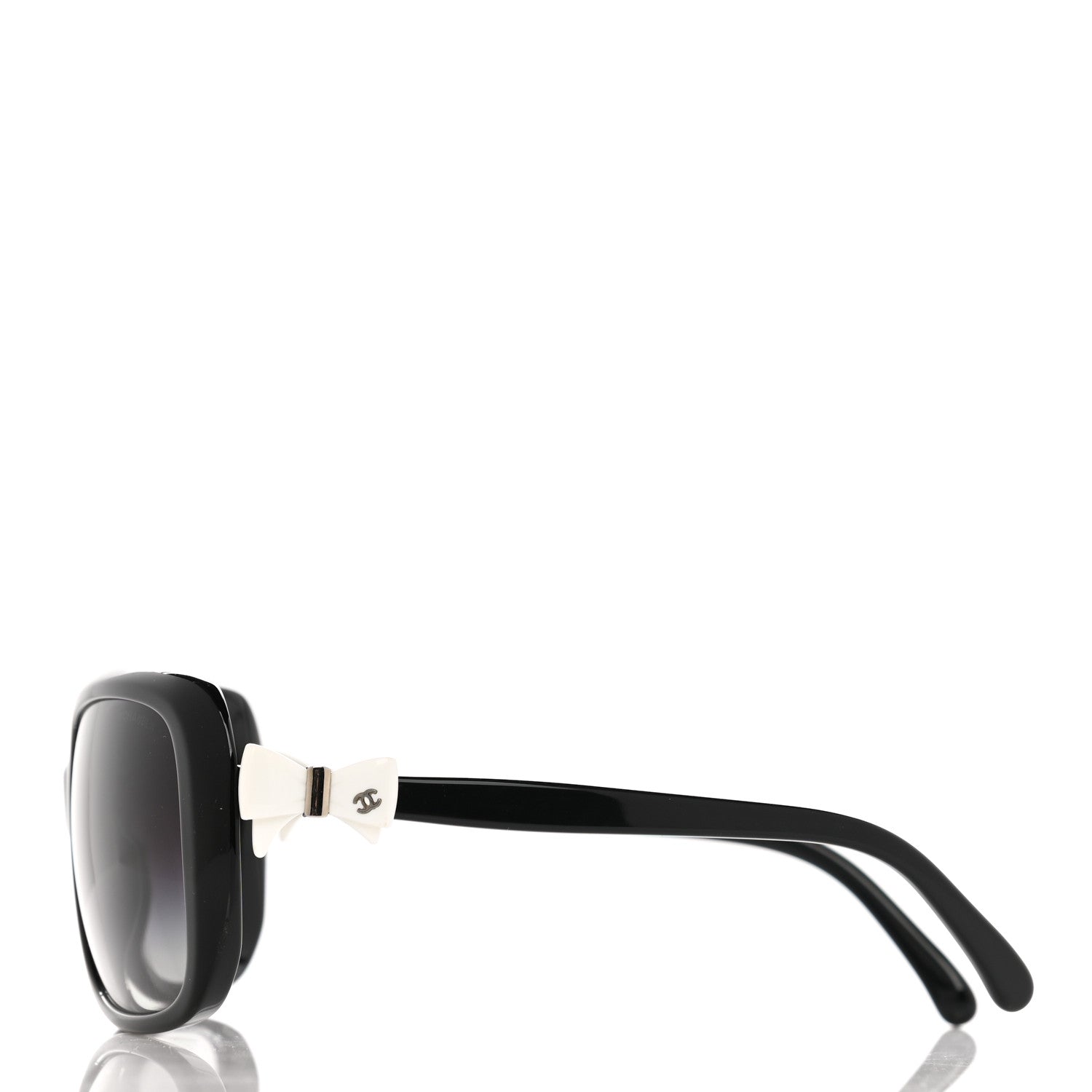 Chanel Acetate CC Bow Sunglasses 5171 Black White 3 of 8