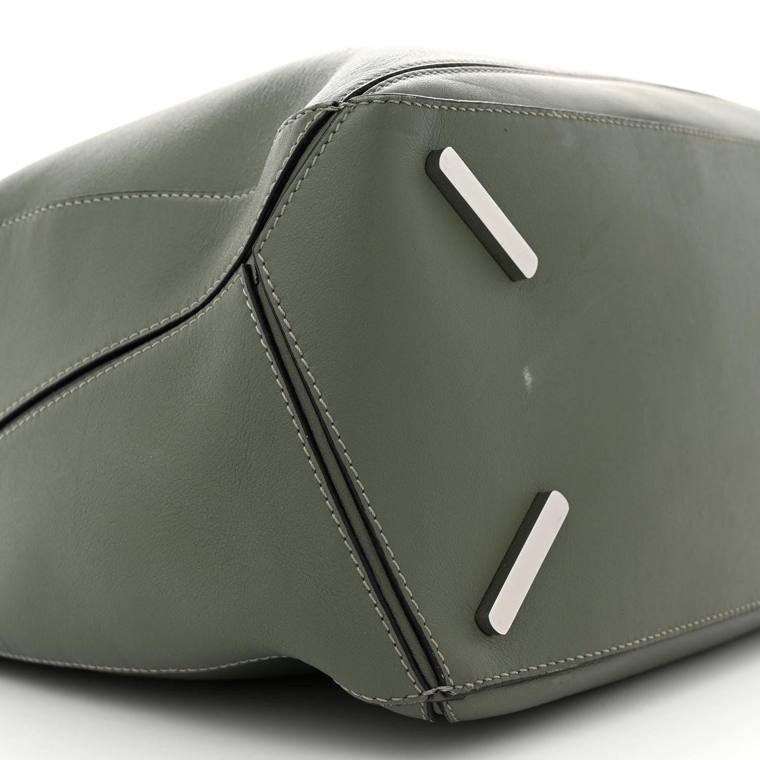 Loewe Calfskin Large Puzzle Bag Dark Sage 8 of 14