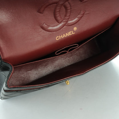 Chanel Lambskin Quilted Medium Double Flap Black 5 of 9