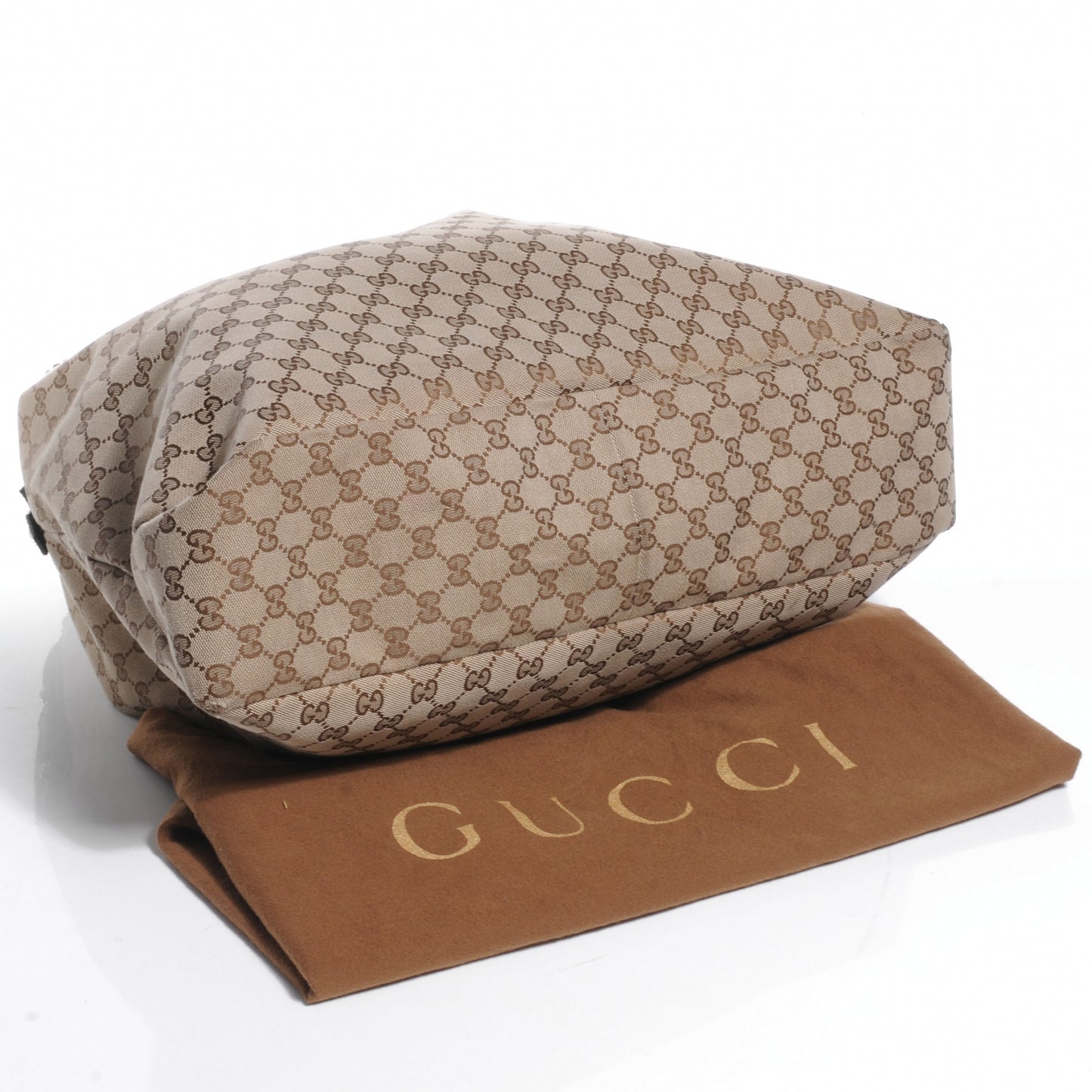 Large Horsebit Chain Hobo Brown