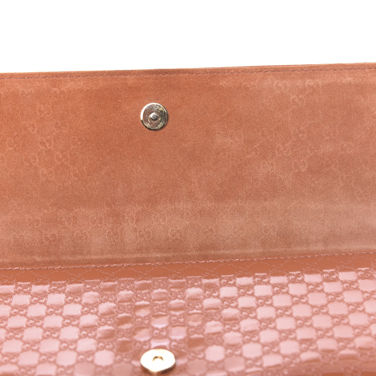 Gucci Patent Microguccissima Small Broadway Clutch Sun Orange 10 of 12