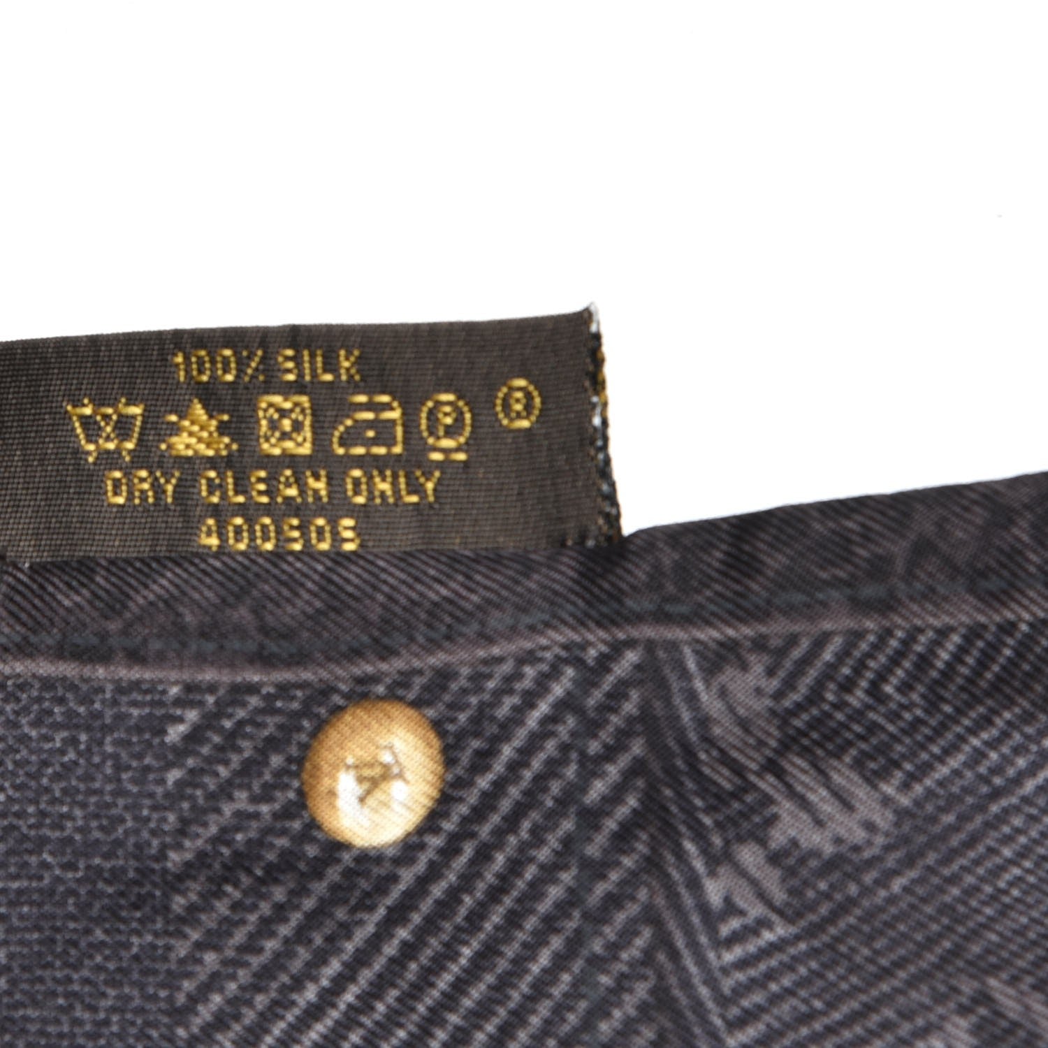 Louis Vuitton Silk Monogram New Denim Bandeau Black 5 of 5