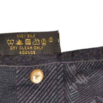 Louis Vuitton Silk Monogram New Denim Bandeau Black 5 of 5