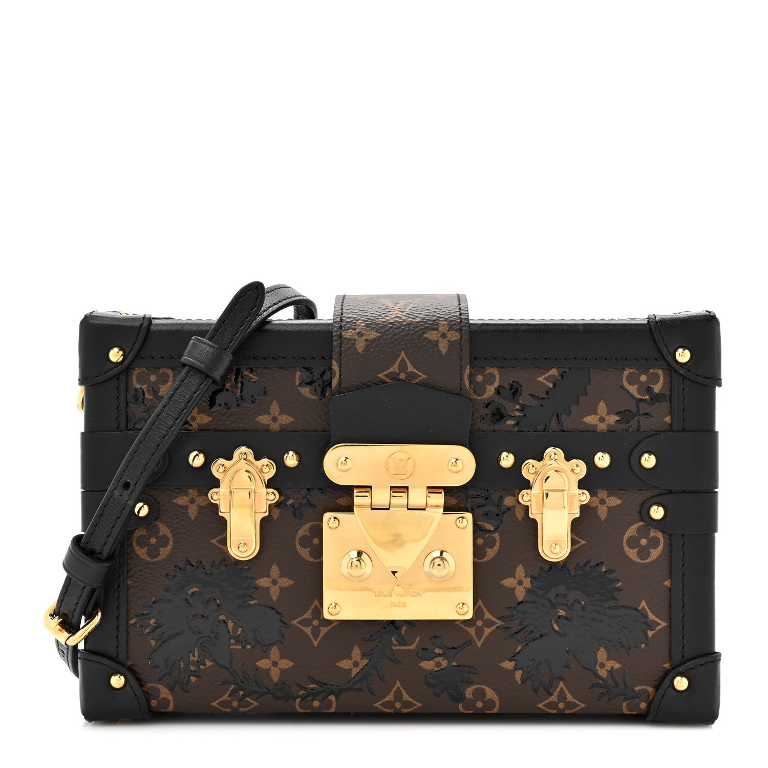 Louis Vuitton Monogram Blossom Petite Malle Black 1 of 13