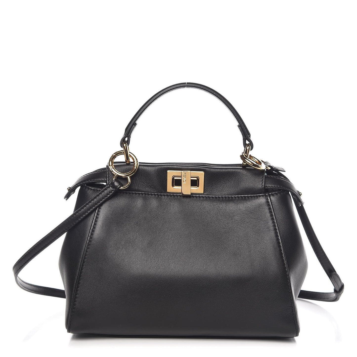 Nappa Mini Peekaboo Iconic Satchel Black