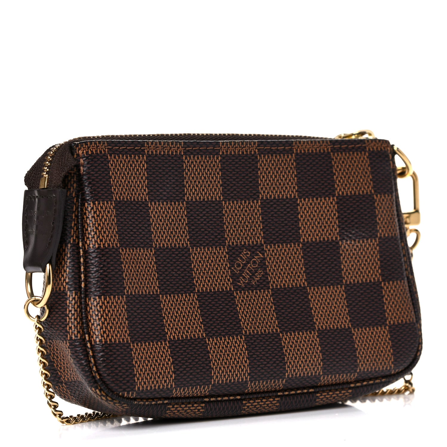 Louis Vuitton Damier Ebene Mini Pochette Accessories 4 of 11