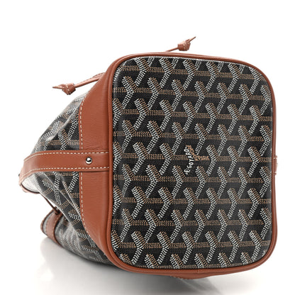 Goyard Goyardine Petit Flot Bucket Bag PM Black Gold 4 of 8