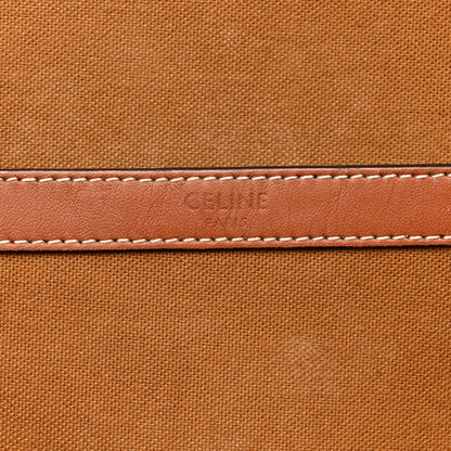 Celine Triomphe Canvas Calfskin Medium Cabas Bag Tan 6 of 19