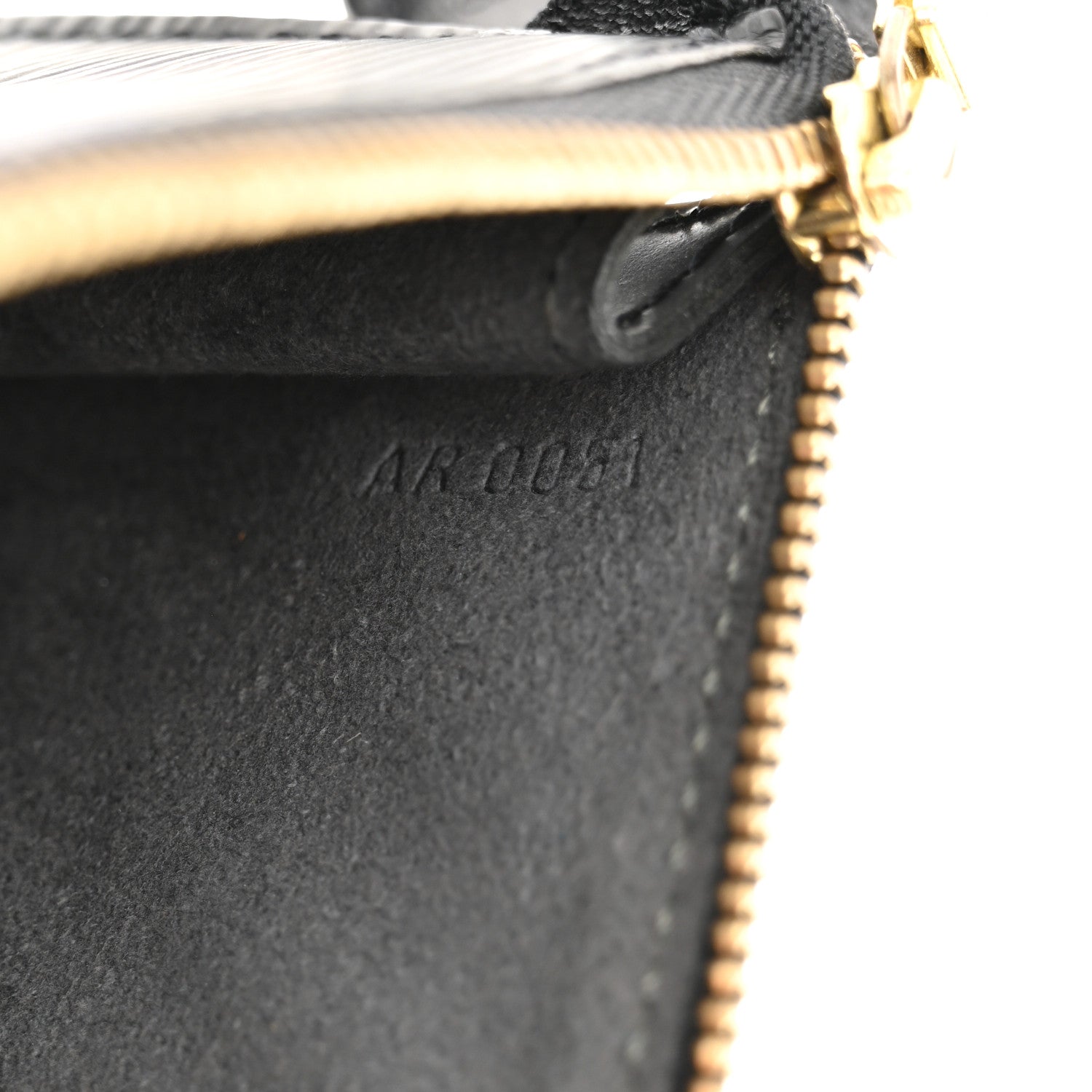 Louis Vuitton Epi Pochette Accessories 24 Black 6 of 10