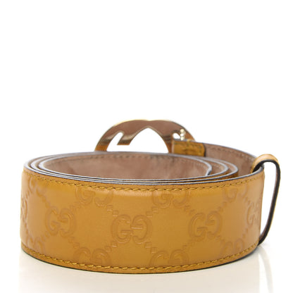 Gucci Guccissima Signature Interlocking G 40mm Belt 95 38 Nectarine 2 of 4