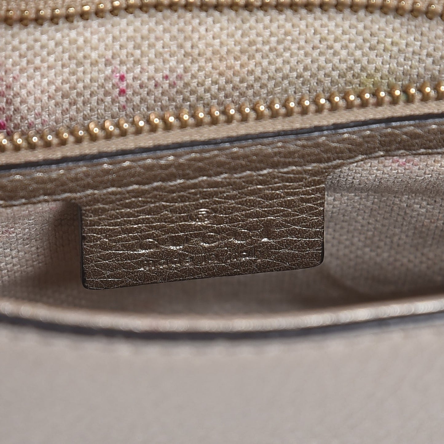 Metallic Pebbled Calfskin Medium Soho Flap Crossbody Golden Beige