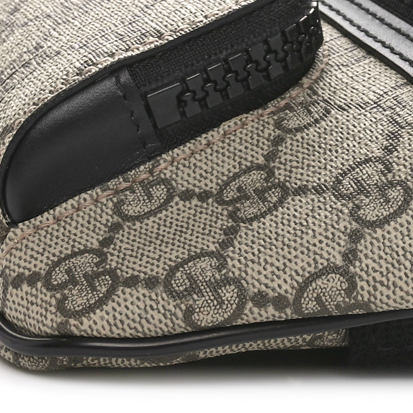 GG Supreme Monogram Belt Bag Black