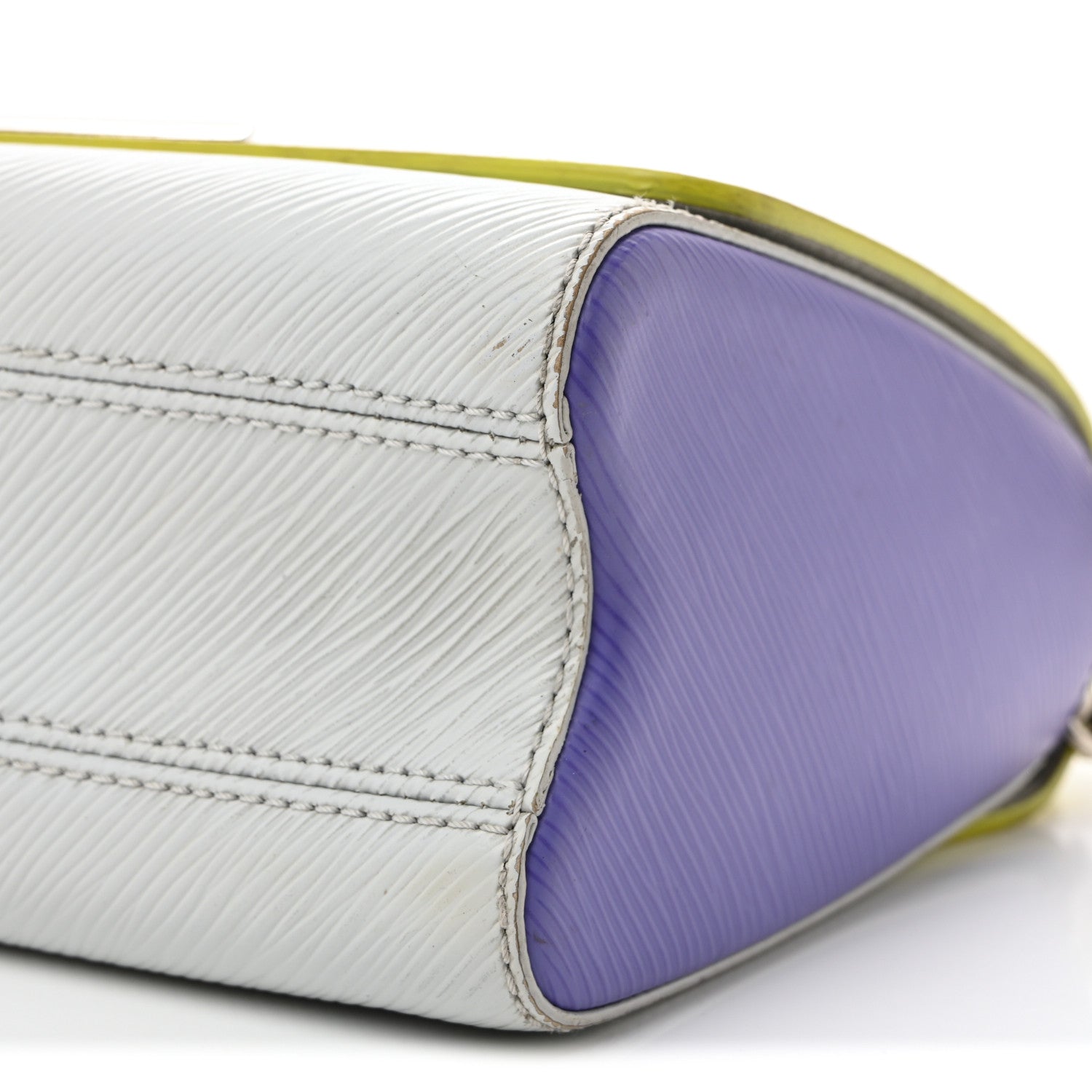 Louis Vuitton Epi Twist Shoulder Bag MM Purple Yellow Grey 10 of 12