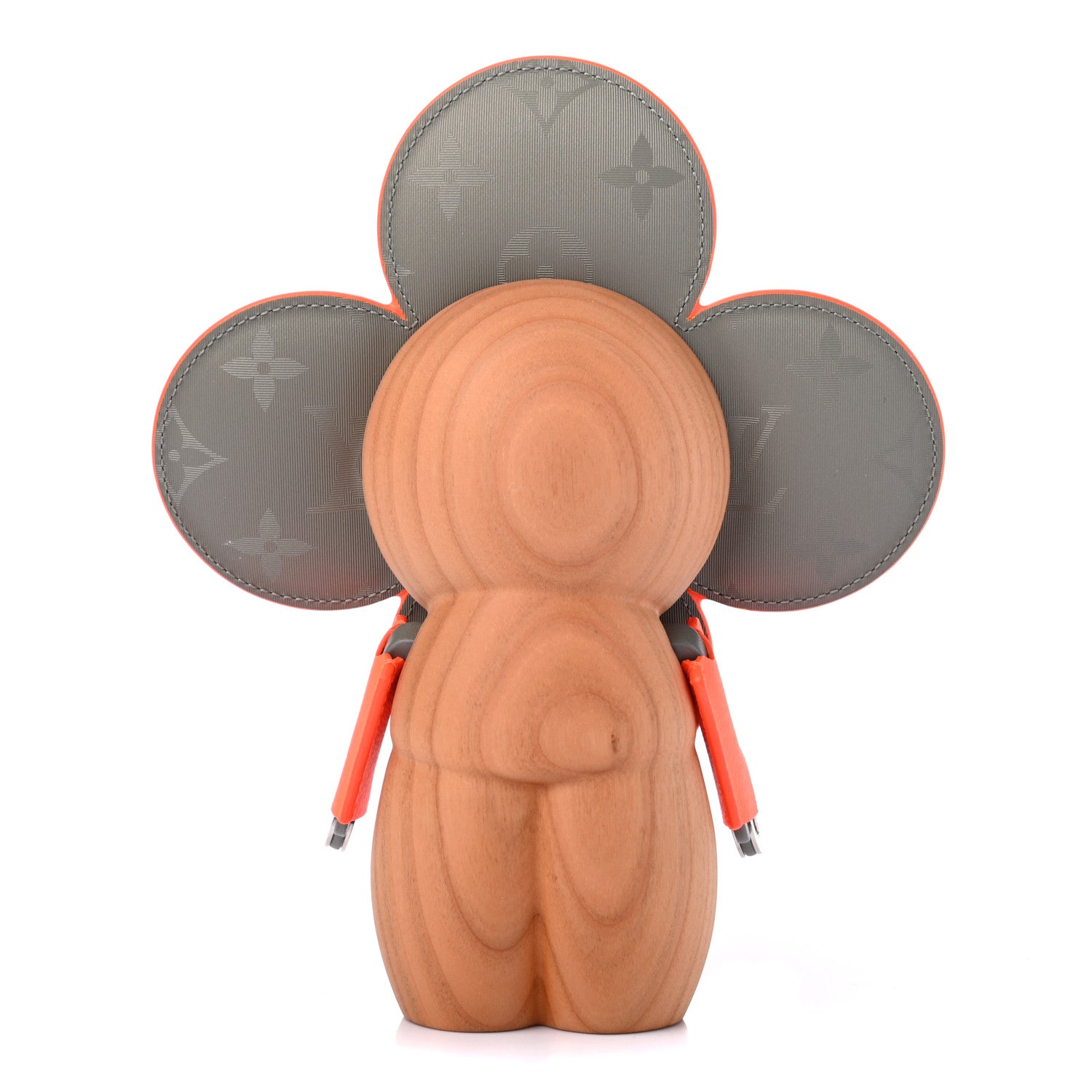 Louis Vuitton Wood Monogram Satellite Vivienne Doll Silver 2 of 6
