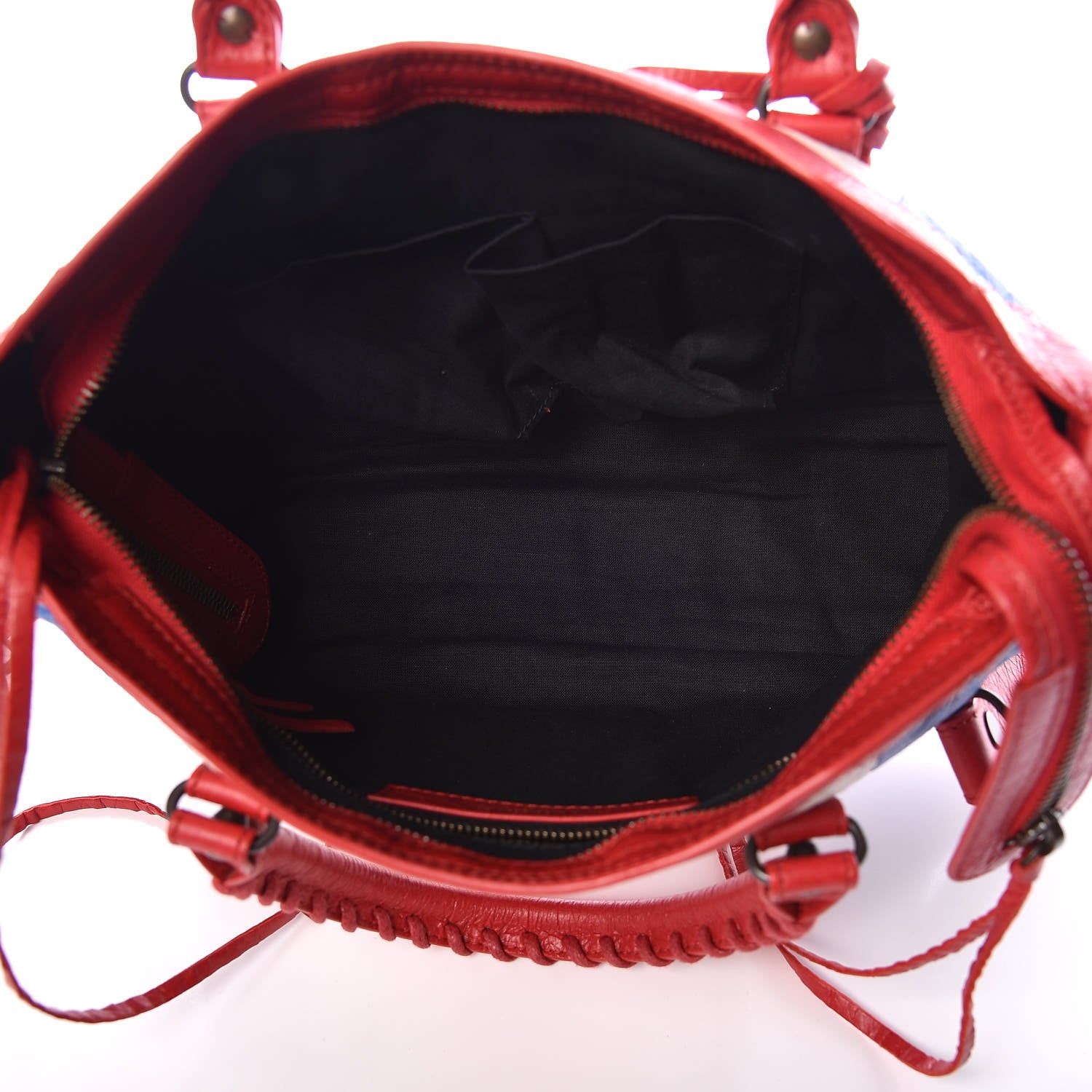 Balenciaga Agneau Arena Multicolore Classic Hardware S City Bleu White Rouge 7 of 9