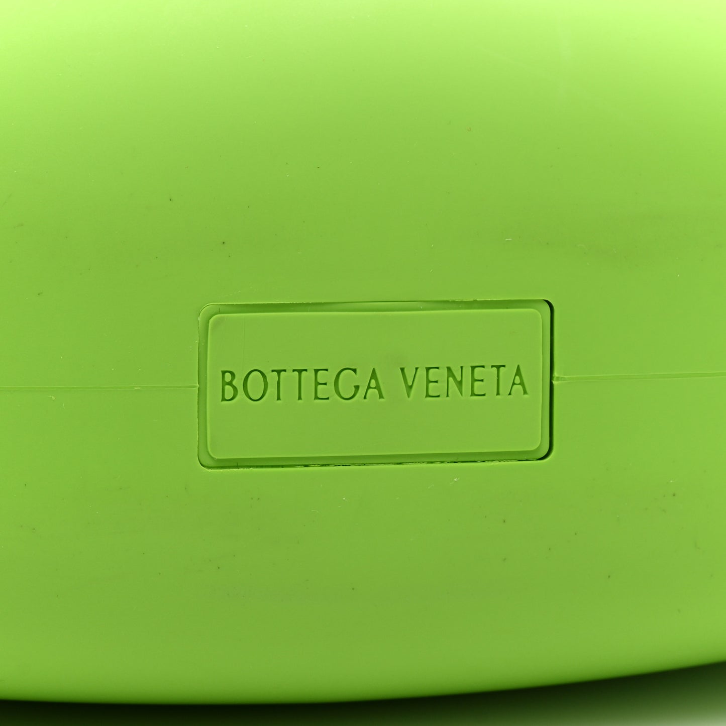 Rubberized Canvas Punch Tote Acid Green