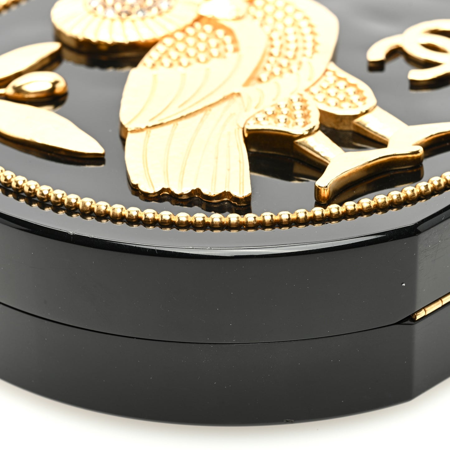 Resin Crystal CC Owl Black