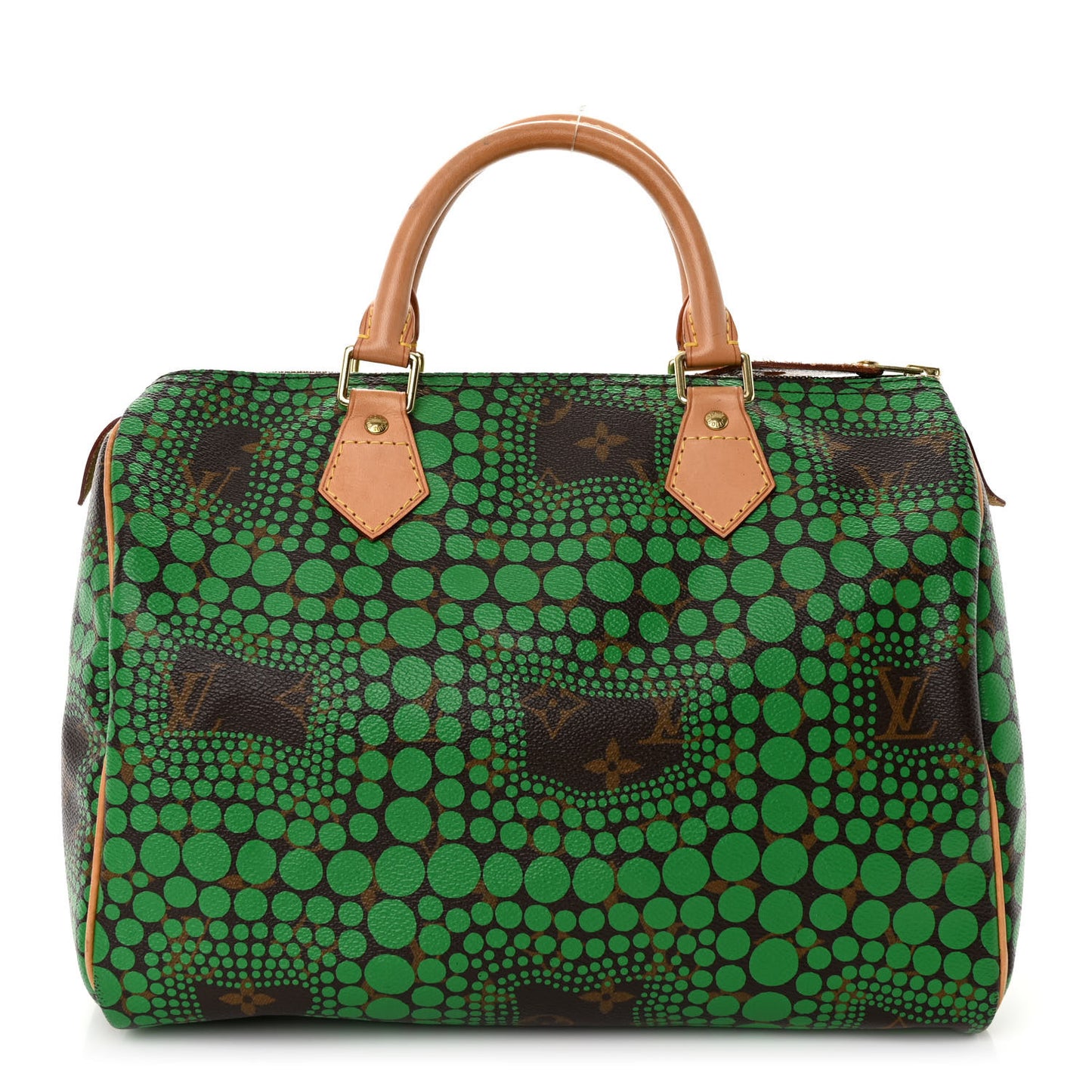 Monogram Kusama Town Speedy 30 Green