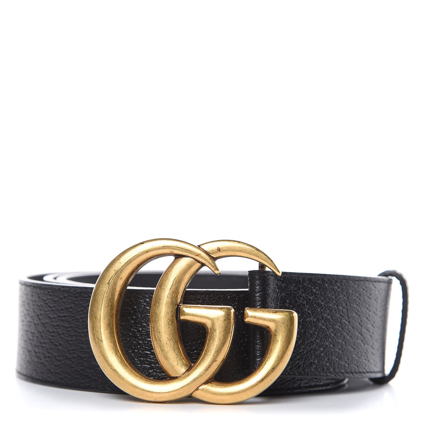 Textured Calfskin Double G 40mm Belt 110 44 Black