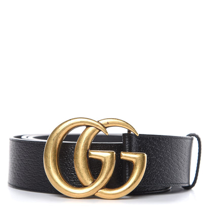 Gucci Textured Calfskin Double G 40mm Belt 110 44 Black 1 of 6