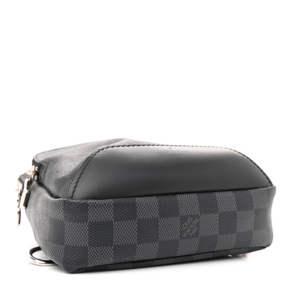 Louis Vuitton Damier Infini Avenue Sling Bag Onyx Silver 4 of 10