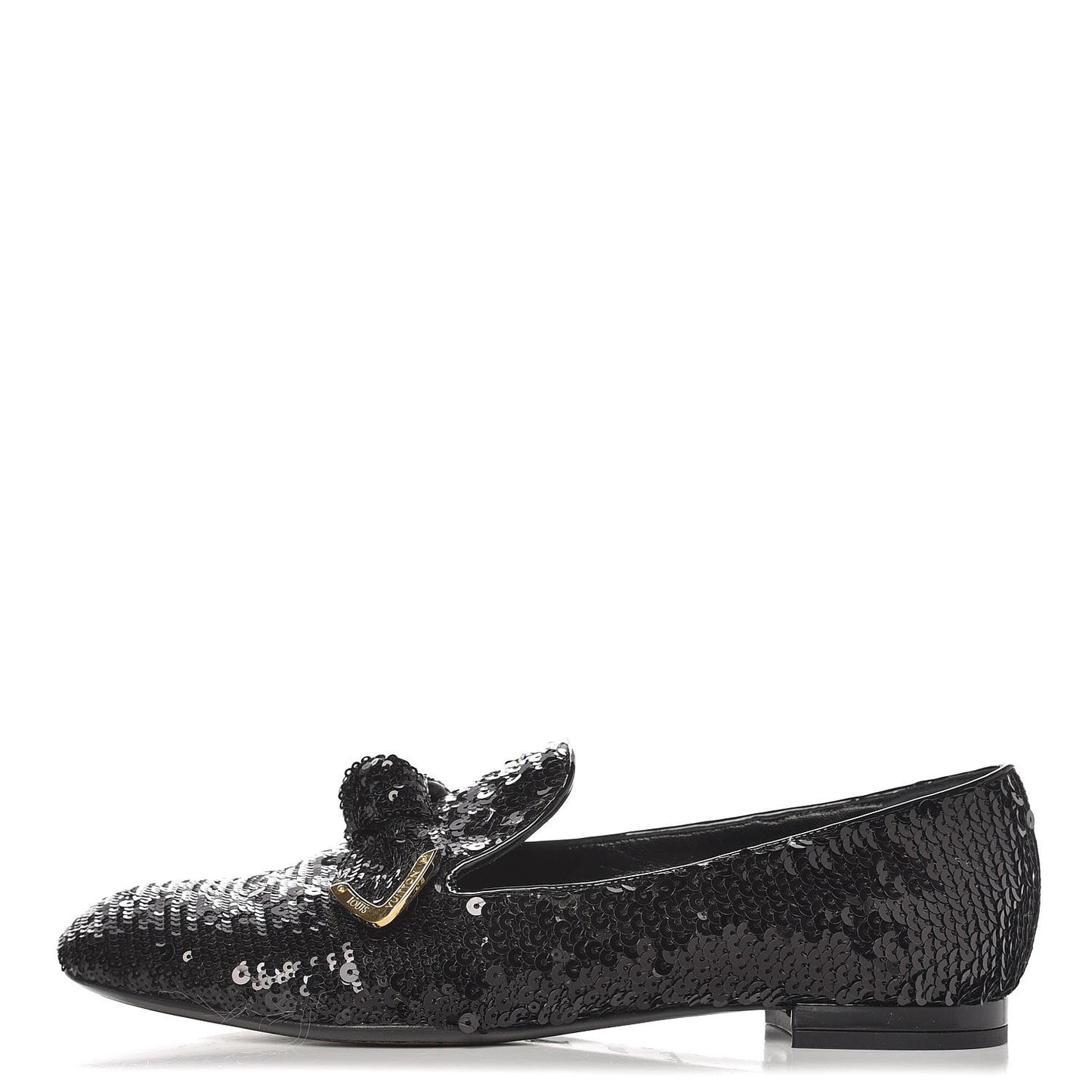 Sequin Loafers 37.5 Black