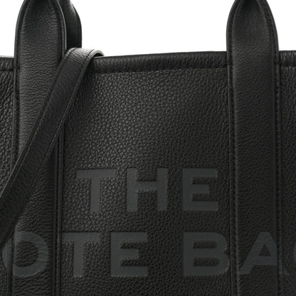 Marc Jacobs Grained Calfskin Medium The Tote Bag Black 8 of 10