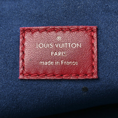 Louis Vuitton Lambskin Embossed Monogram Coussin PM Wine 6 of 9