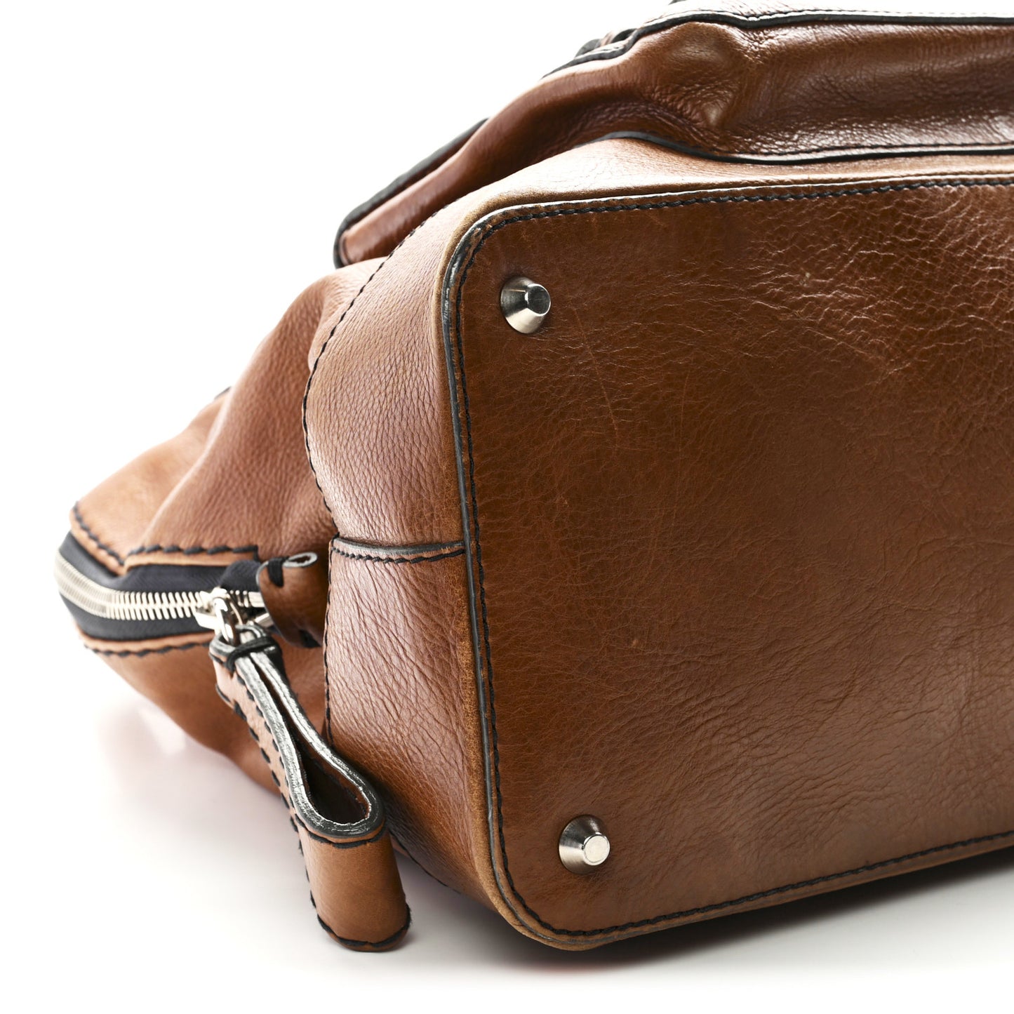 Calfskin Edith Dome Bowler Muscade