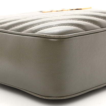 Saint Laurent SAINT LAURENT Calfskin Matelasse Monogram Lou Camera Bag Dusty Grey 10 of 14