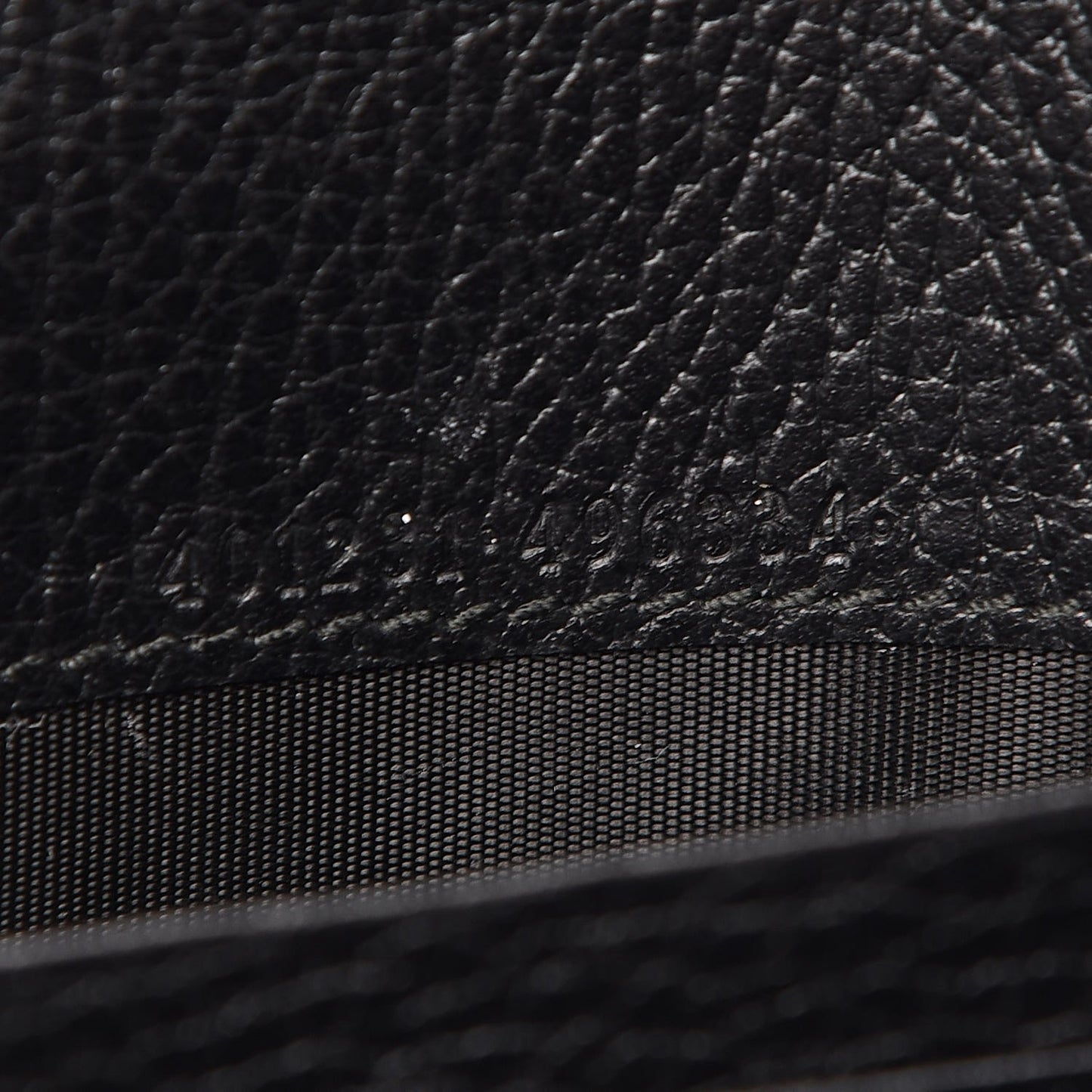 Calfskin Mini Dionysus Chain Wallet Black