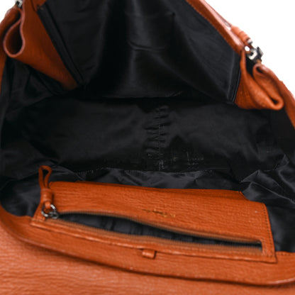 3.1 Phillip Lim Textured Calfskin Large Pashli Satchel Amber 5 of 17