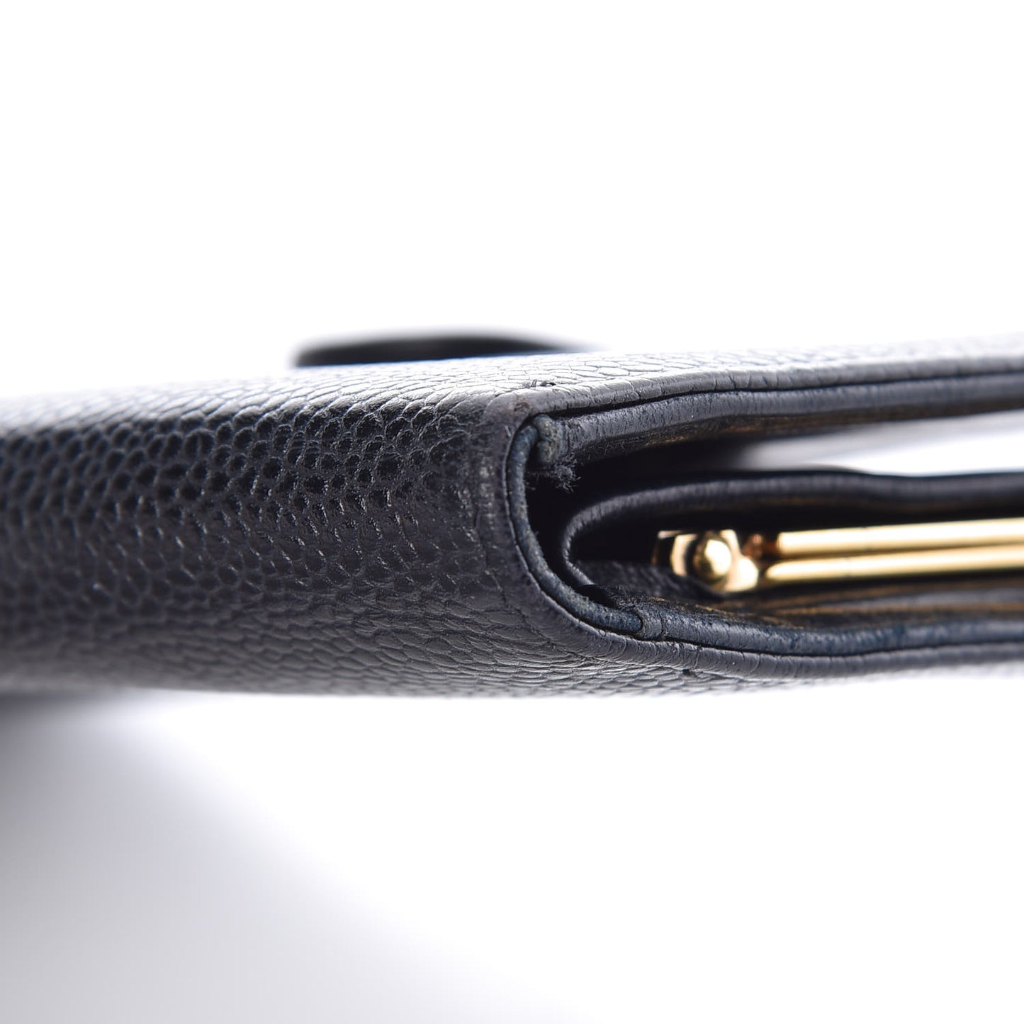 Caviar Timeless CC French Wallet Black