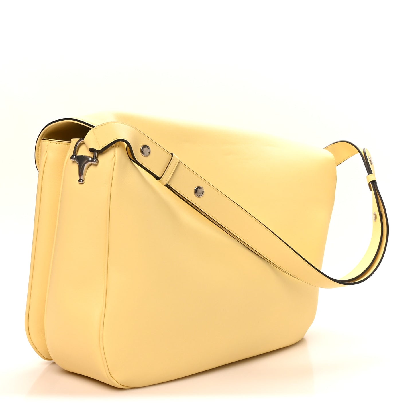 Calfskin Large Aura Horsebit 1955 Shoulder Bag Butter