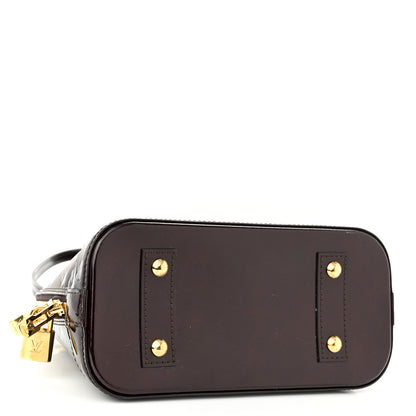 Louis Vuitton Vernis Alma BB Amarante 4 of 11